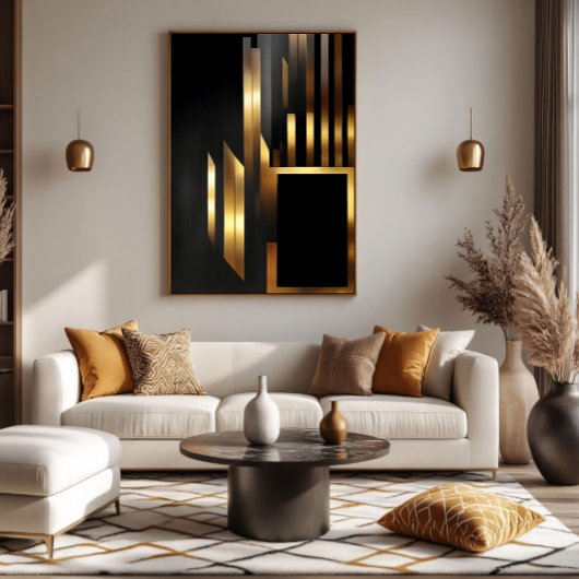Verticale Art Deco Elegantie Poster