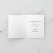 Verticale Baby Fotogeboorte Aankondiging Dank je P (Binnen)