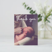 Verticale Baby geboorteaankondiging en bedankt Briefkaart (Staand voorkant)
