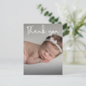 Verticale Baby geboorteaankondiging en bedankt Briefkaart (Staand voorkant)