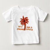 Verticale baby T-Shirt-Sjabloon - Gepersonaliseerd (Voorkant)
