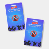 Verticale badge (Voor- en achterkant)