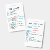 Verticale badge (Voor- en achterkant)