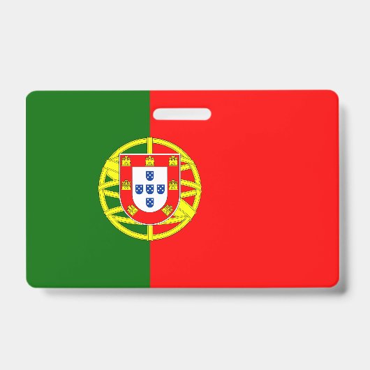 Verticale badge onder Portugese vlag (Voorzijde)