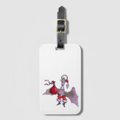 Verticale bagagelabel Santa Bat (Voorkant (verticaal))