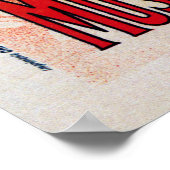 verticale banner van het Franse nieuwigheidspact Poster (Hoek)