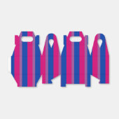 Verticale Biseksuele Pride Vlag Bedankdoosjes (Uitgevouwen)