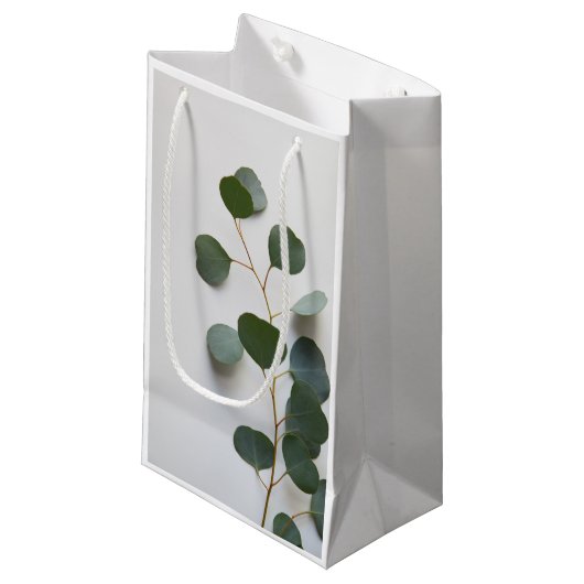 verticale bladeren van Eucalyptus Klein Cadeauzakje (Voorkant Gekanteld)