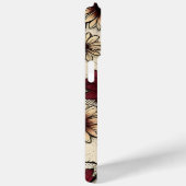 Verticale bloemrijke elegantie Case-Mate iPhone case (Achterkant / Rechts)
