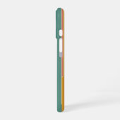 Verticale blokken met lijnen iPhone 16 hoesje (Linkerkant)
