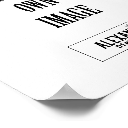 Verticale borden poster (Hoek)