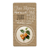 Verticale briketten etiket (Voorkant)