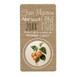 Verticale briketten etiket