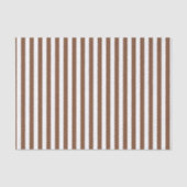 Verticale bruine en witte strepen tissuepapier (Voorkant)