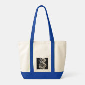 Verticale Chrome Twist - Premium 3D Tote Bag (Achterkant)