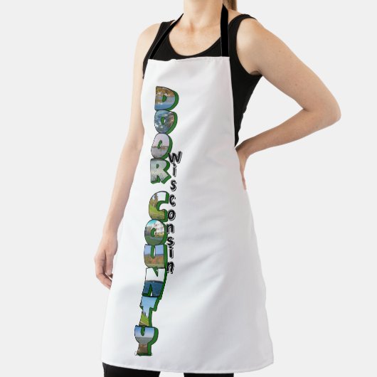 Verticale deur County Wisconsin Big Letter Schort (Insitu)