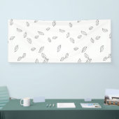 Verticale, donkergrijze banner (Beurs)