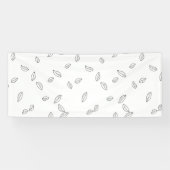 Verticale, donkergrijze banner (Horizontaal)