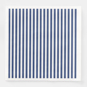 Verticale dunne Navy Stripes Servet (Voorkant)