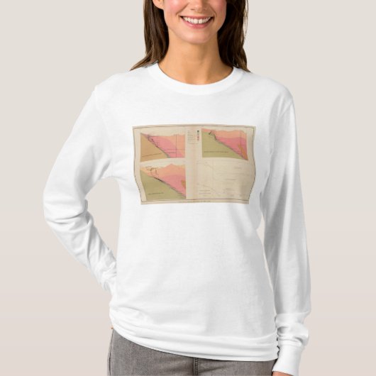 Verticale dwarsdoorsnede van de Lode, Belcher Mine T-shirt (Voorkant)