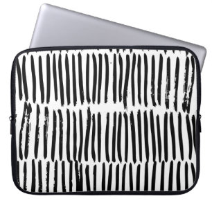 Verticale elementen: met de hand getekende naadloz laptop sleeve