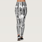 Verticale elementen: met de hand getekende naadloz leggings (Achterkant)
