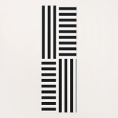 Verticale en horizontale strepen yogamat (Achterkant)