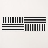 Verticale en horizontale strepen yogamat (Voorkant (horizontaal))