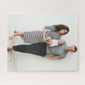 verticale familie foto puzzel legpuzzel (Horizontaal)
