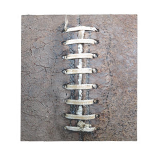 verticale football-koorden notitieblok