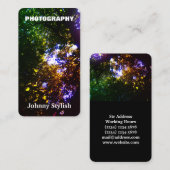 Verticale foto afbeelding natuurlijke afdekking visitekaartje (Voorkant / Achterkant)