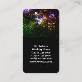 Verticale foto afbeelding natuurlijke afdekking visitekaartje (Achterkant)