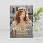 Verticale foto Afstuderen 2025 Bedankkaart (Staand voorkant)