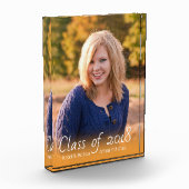 Verticale foto-Afstuderen Oranje klasse 2018 Fotoblokken (Links)