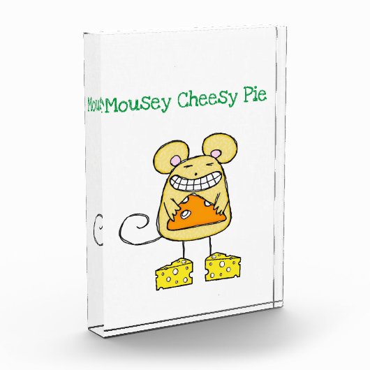 Verticale foto Block Mousey Cheesy Pie Pizza (Links)