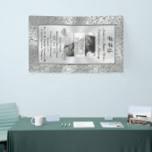 Verticale foto- en persoonlijke partijbanner spandoek (Beurs)