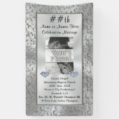 Verticale foto- en persoonlijke partijbanner spandoek (Verticaal)