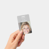 Verticale foto-ID-badge voor een vrijwilliger Badge (Handheld)