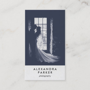 Verticale foto met minimalistische kijkhoek voor f visitekaartje