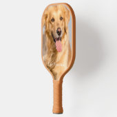 Verticale foto-rendatekst pickleball paddle (Links)