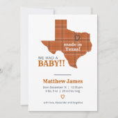 Verticale foto van gebrand Sinaasappel gemaakt in  Aankondiging (Voorkant)