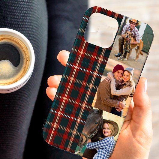 Verticale foto van Tartan Pset 3 Case-Mate iPhone Case