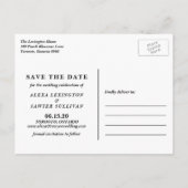 Verticale foto Vertrouwingsdatum Uitgebreide Verti Aankondigingskaart (Achterkant)