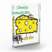 Verticale fotoblok Mousey Cheesy Musician (Links)