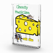 Verticale fotoblok Mousey Cheesy Musician (Rechts)