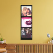 Verticale fotocollage canvas afdruk (Insitu (Woonkamer))