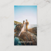 Verticale fotografie Visitekaartjes met QR code (Voorkant)