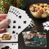 Verticale Fotokaart - Aangepaste tekst Pokerkaarte Pokerkaarten (Insitu)