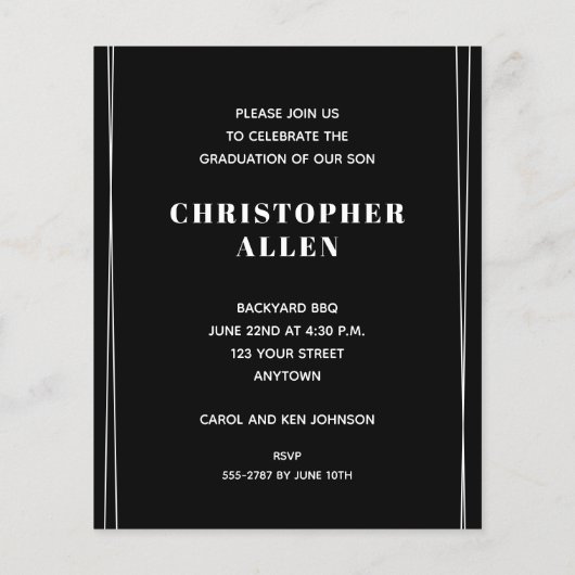 Verticale foto's van budget (Achterkant)