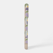 Verticale gebloemde gepersonaliseerde naam telefoo iPhone 16 hoesje (Rechterkant)